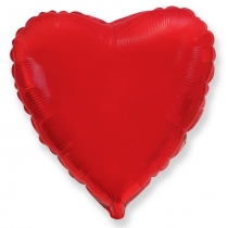 Шар "Красный сердце" 81 см