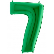 Шар "Цифра 7" зеленая 102 см