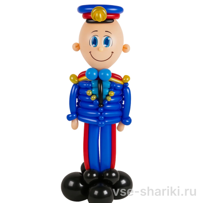 Фигура полицейского в парадном кителе с лампасами, около 1 м