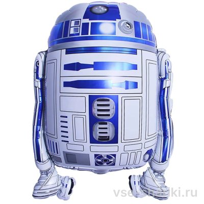 Фигура робота R2-D2 из «Звёздных войн», металлик, 64 см