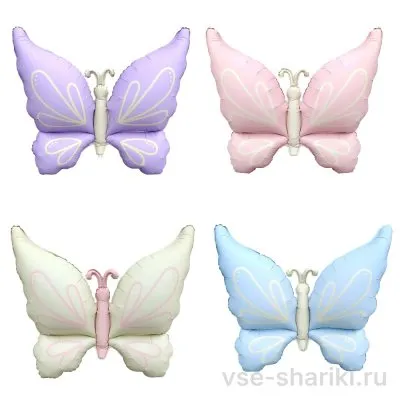 Фигура-бабочка с сатиновым отливом, 94 см