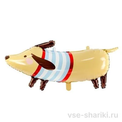 Фигура собаки породы такса, 90×40 см