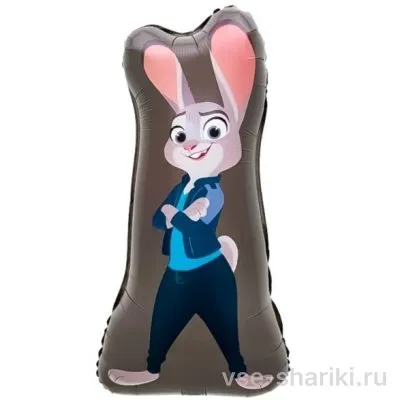 Шар-фигура Джуди Хоппс в полицейской форме, 76 см