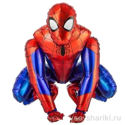 Фигура Человека-паука в позе сидя, высота 109 см