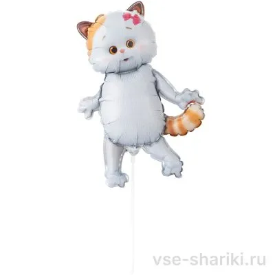 Мини-шар на палочке в виде кошечки Ли-Ли, 25×33 см