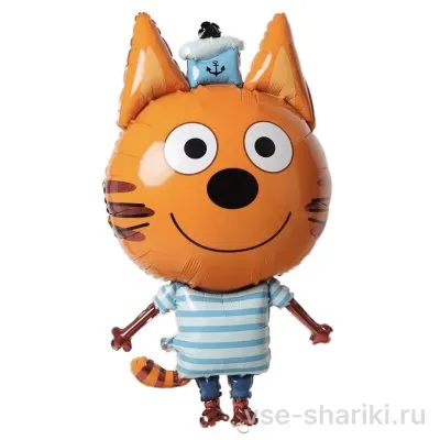 Фигура Коржика из «Трёх котов» с гелием, 86 см
